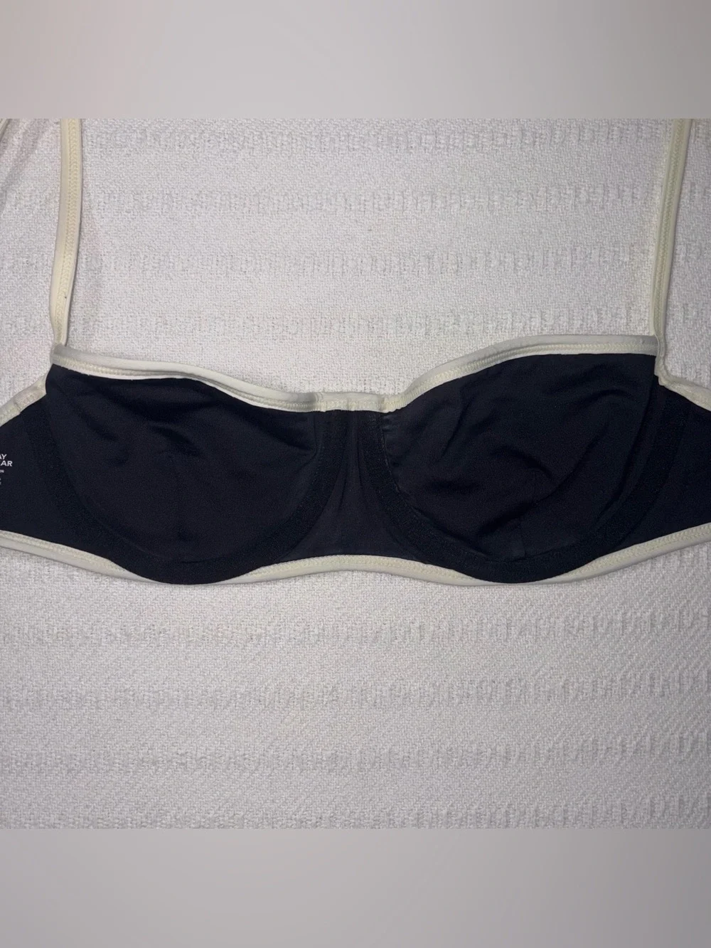 Monday Swimwear Womens Colorblock Balconette Bikini Top Size S Resort Beach